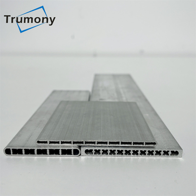 Harmonijka Aluminiowe grzejniki Części Wytłaczana płaska rura mikrokanałowa