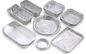 Aluminiowe pojemniki do przechowywania żywności o regularnym rozmiarze 0,07 mm o odpowiedniej twardości
