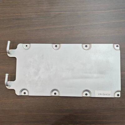 Jakość Aluminiowa płyta chłodząca z mikrokanałami, wytłoczona dla akumulatora EV 600x400mm fabryka